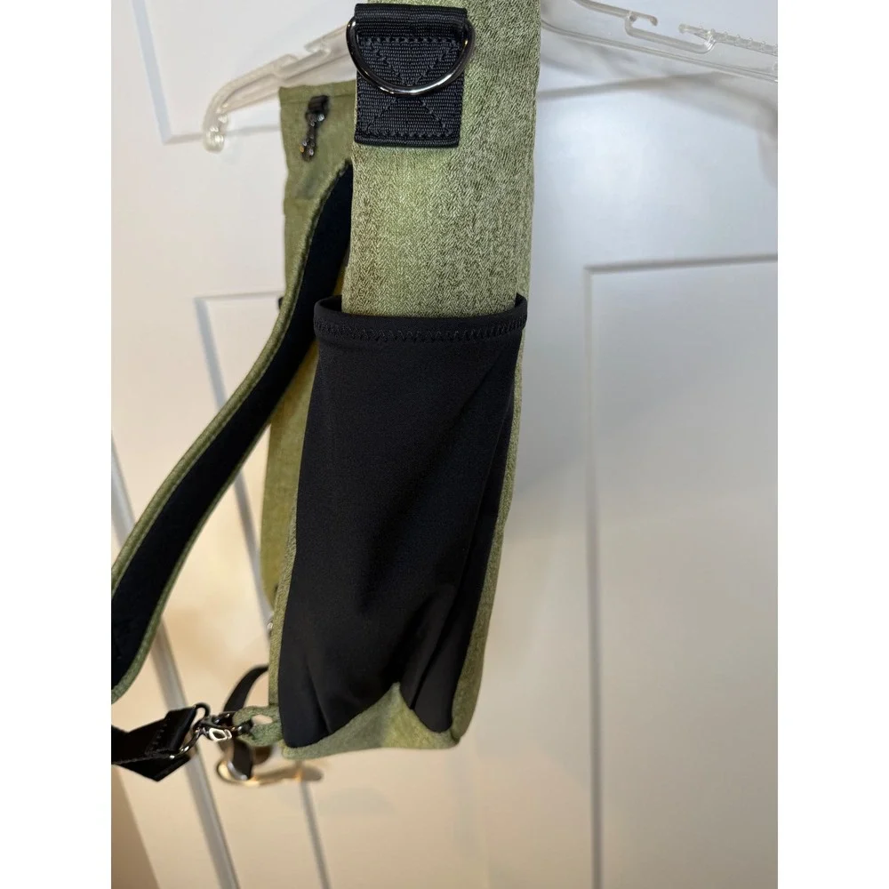 Sherpani Camden Convertible Backpack Tote Bag Olive Green Melange Missing Strap
